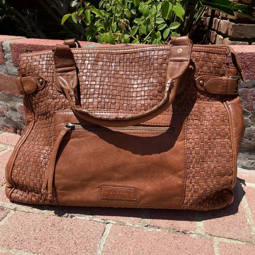 NEW Liebeskind Berlin 100% Sheep Leather Satchel